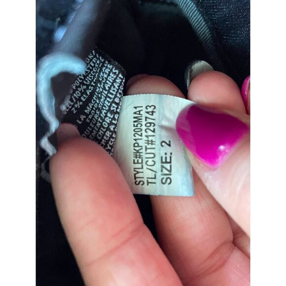 Kut From The Kloth Cut Off Raw Hem Ankle Skinny Jeans Denim High-Rise Blue  2 - Picture 11 of 11